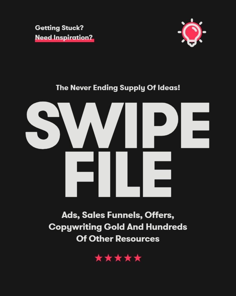 Glorify Swipe File Design